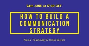 Webinar: How to build a communication strategy?